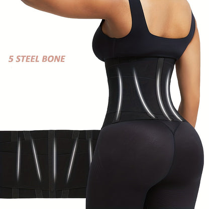 Women's Plus Size Waist Cincher - Regular Fit – Black / pink – view 2