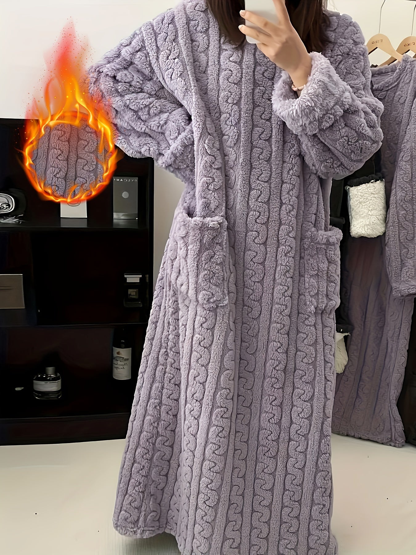 Women's Plush Robe - Plush Comfort – view 2