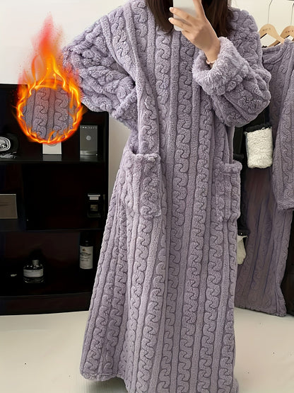 Women's Plush Robe - Plush Comfort – view 2