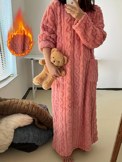 Women's Plush Robe - Plush Comfort – view 5