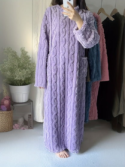 Women's Plush Robe - Plush Comfort – view 6