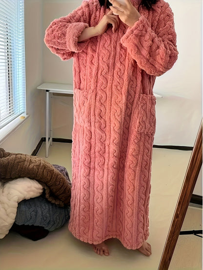 Women's Plush Robe - Plush Comfort – view 7