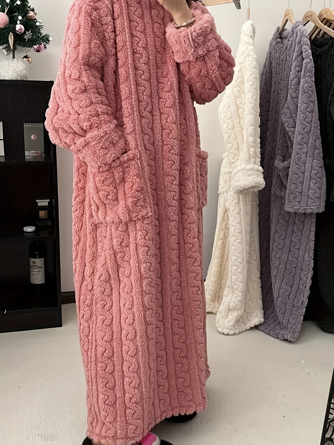 Women's Plush Robe - Plush Comfort – view 11