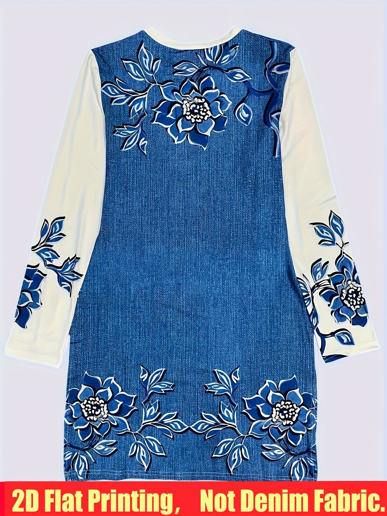 Women's Printed Casual Dress detail view