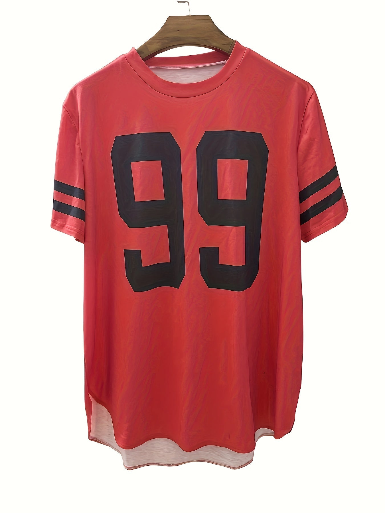 Women's Printed Crew Neck Evening Dress - Short Sleeve Event Style detail view