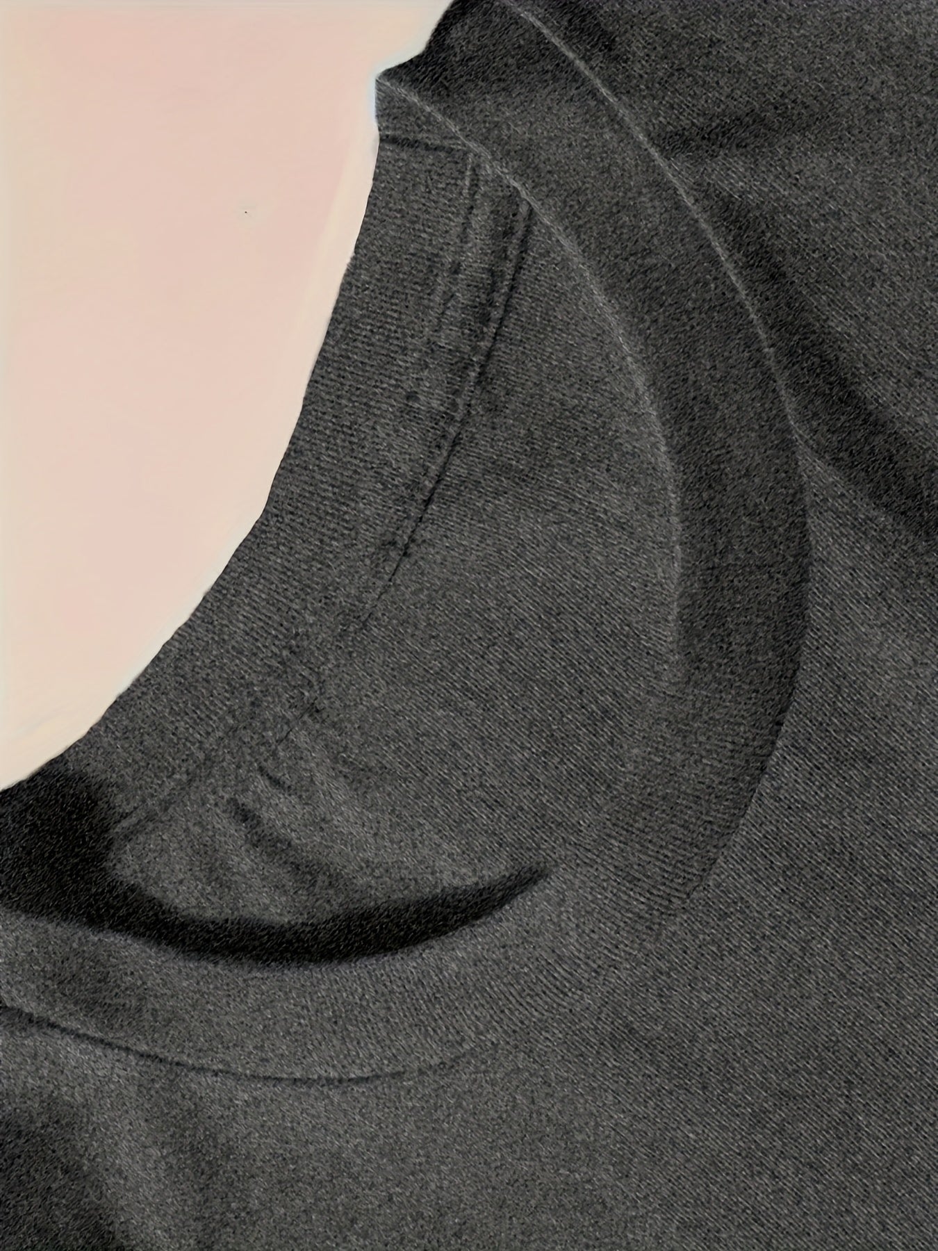 Women's Printed Crew Neck Shirt Dress - Short Sleeve detail view