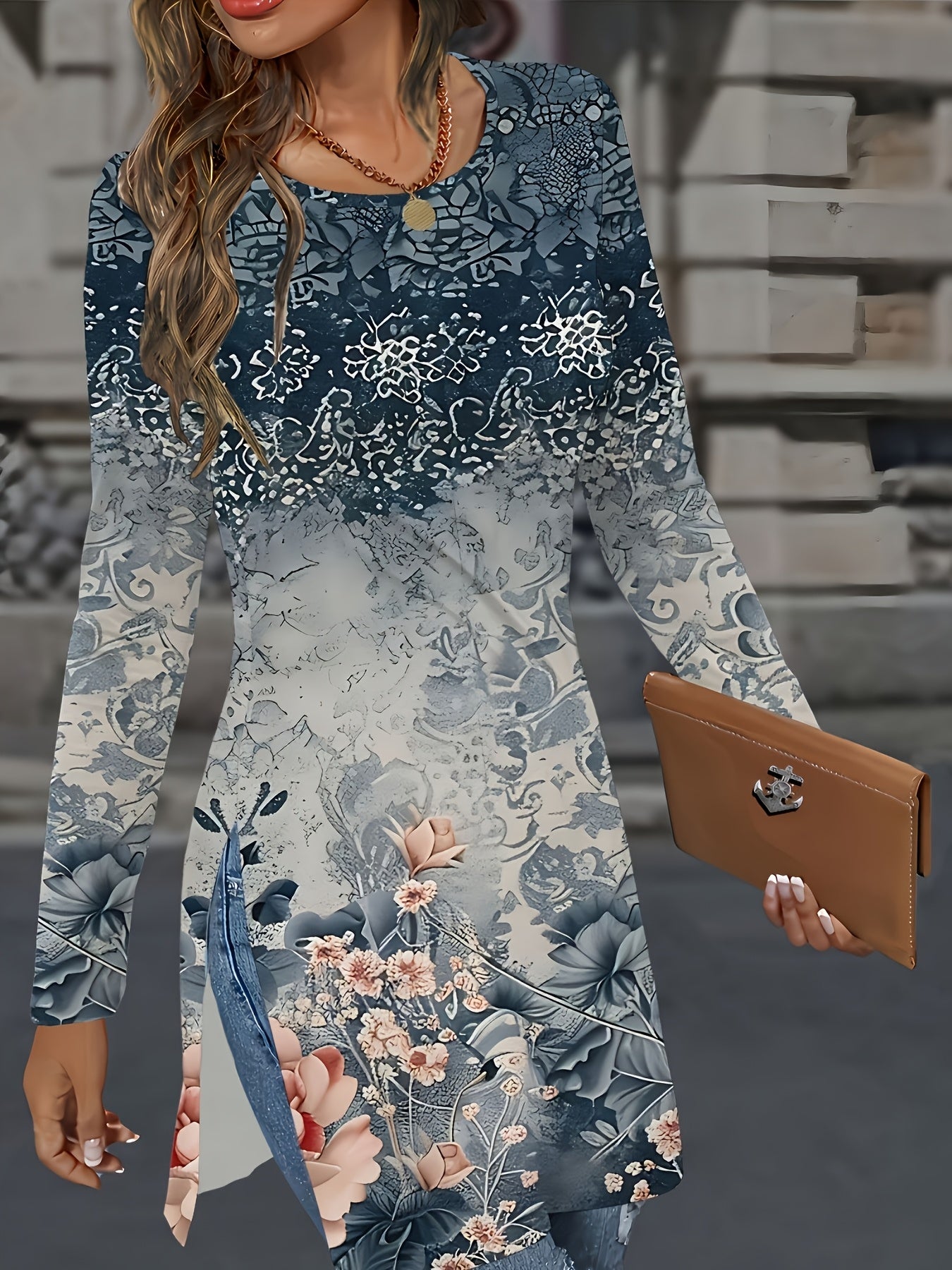 Women's Printed Dress detail view