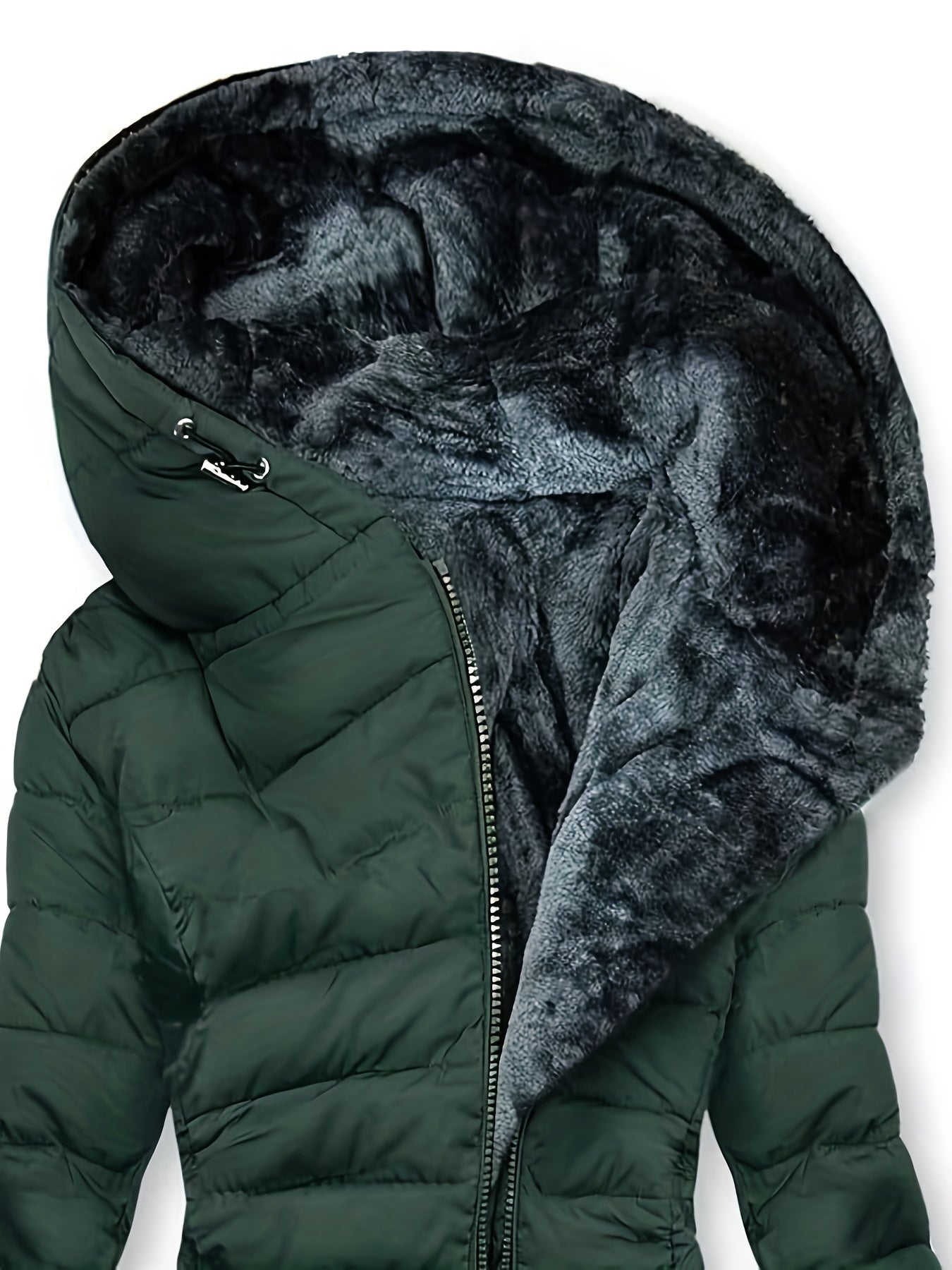 Women's Quilted Pullover Coat – Sizes S–XXL detail view