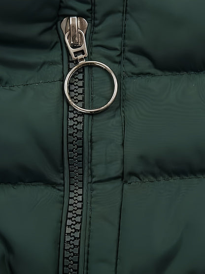 Women's Quilted Pullover Coat – Sizes S–XXL detail view