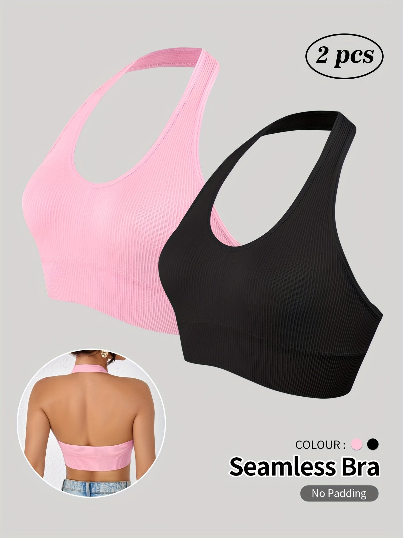 Women's Racerback Sports Bra - Everyday Support – view 6