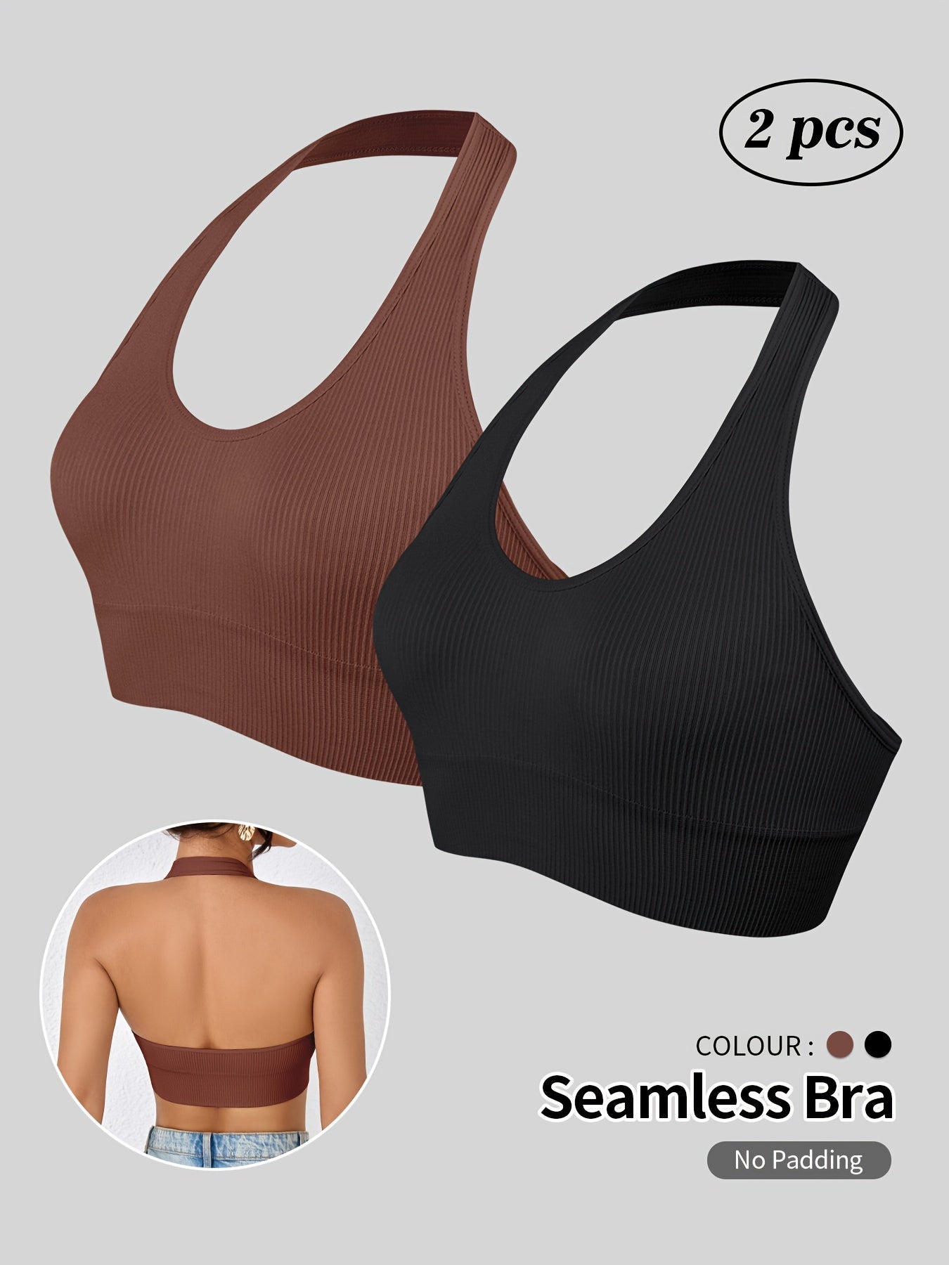 Women's Racerback Sports Bra - Everyday Support – view 9