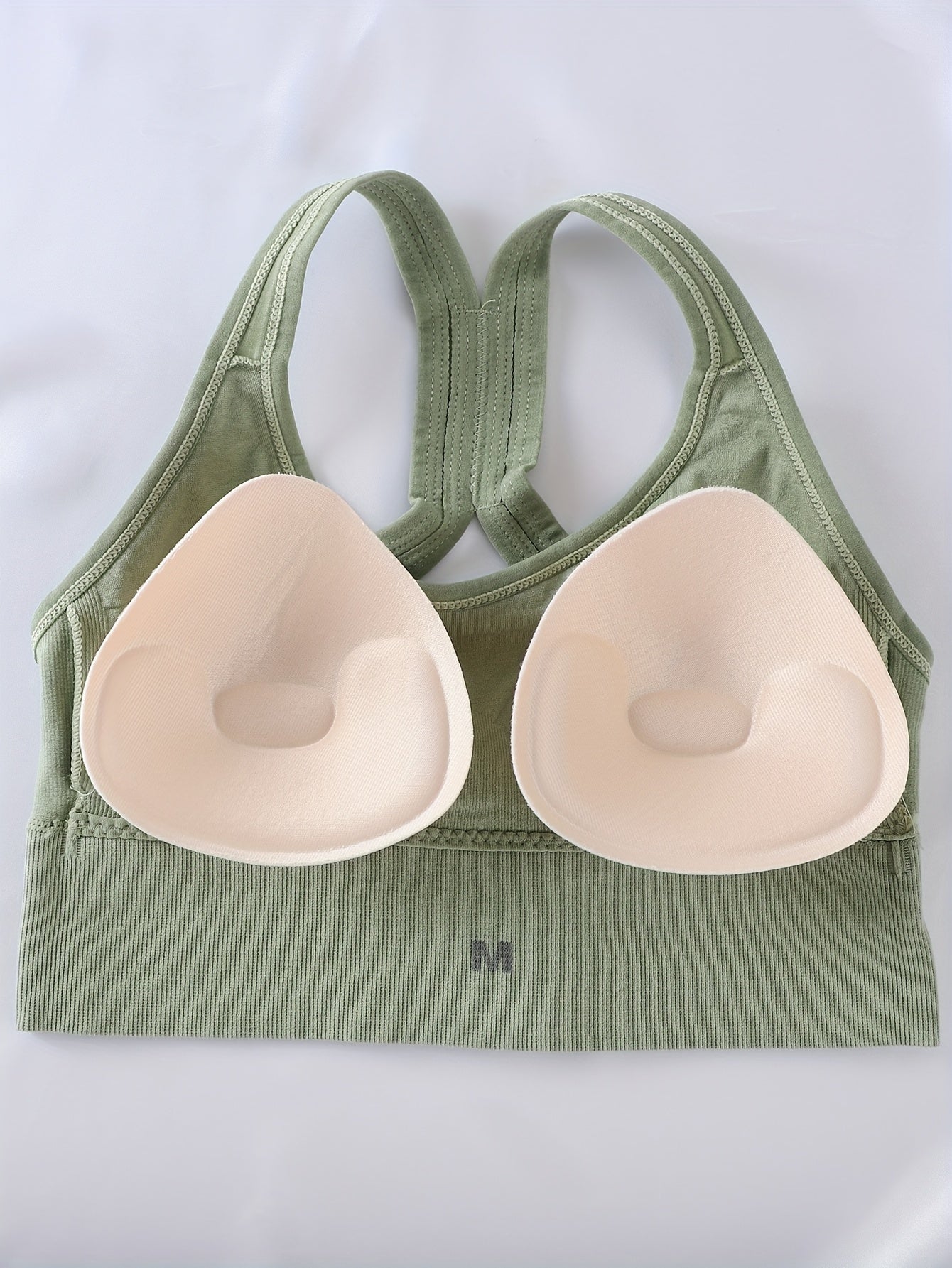 Women's Racerback Sports Bra - Removable Pads, High Support – view 5