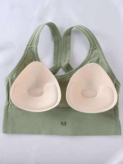 Women's Racerback Sports Bra - Removable Pads, High Support – view 11