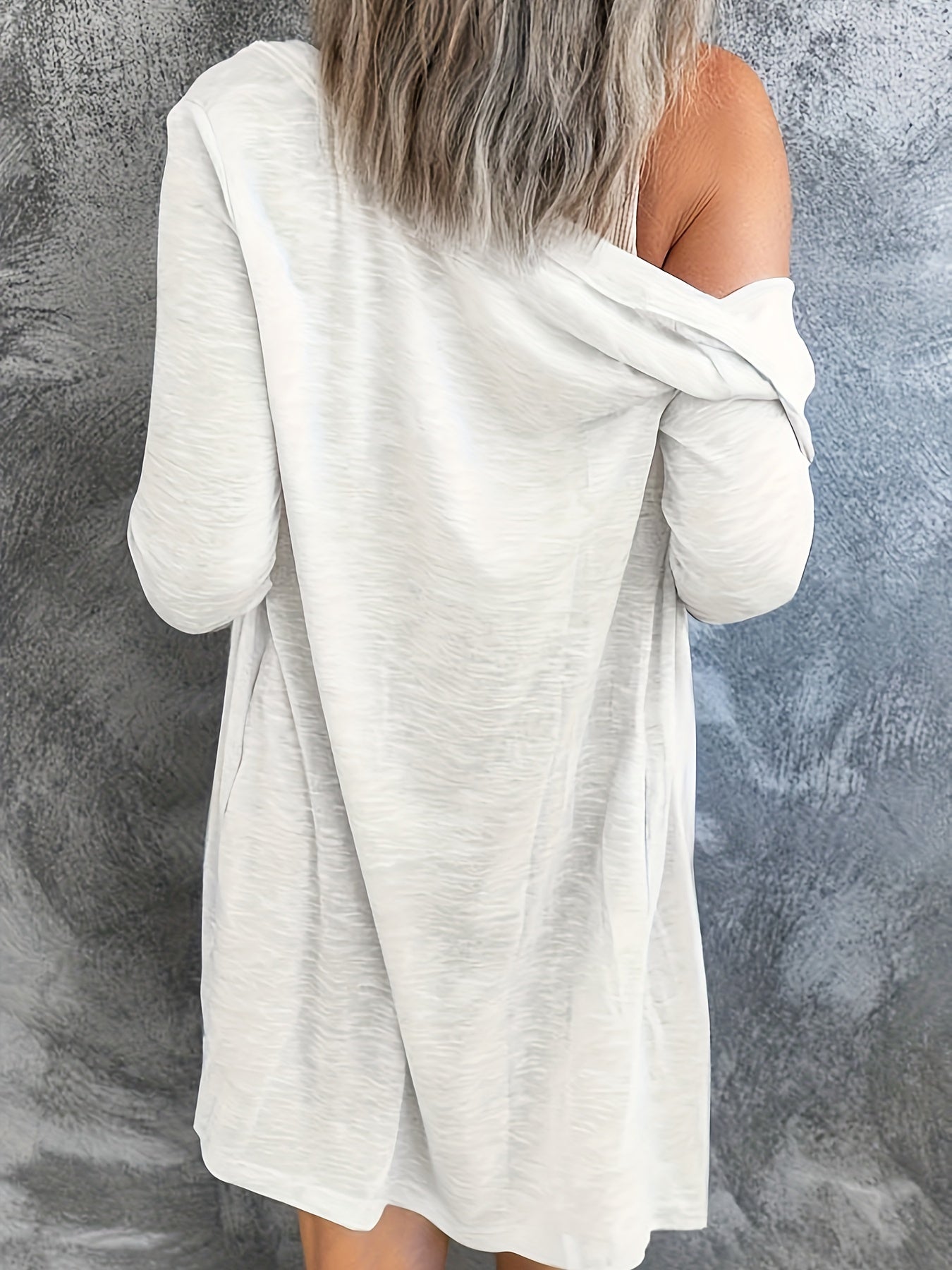 Women's Relaxed Button-Front Cardigan detail view