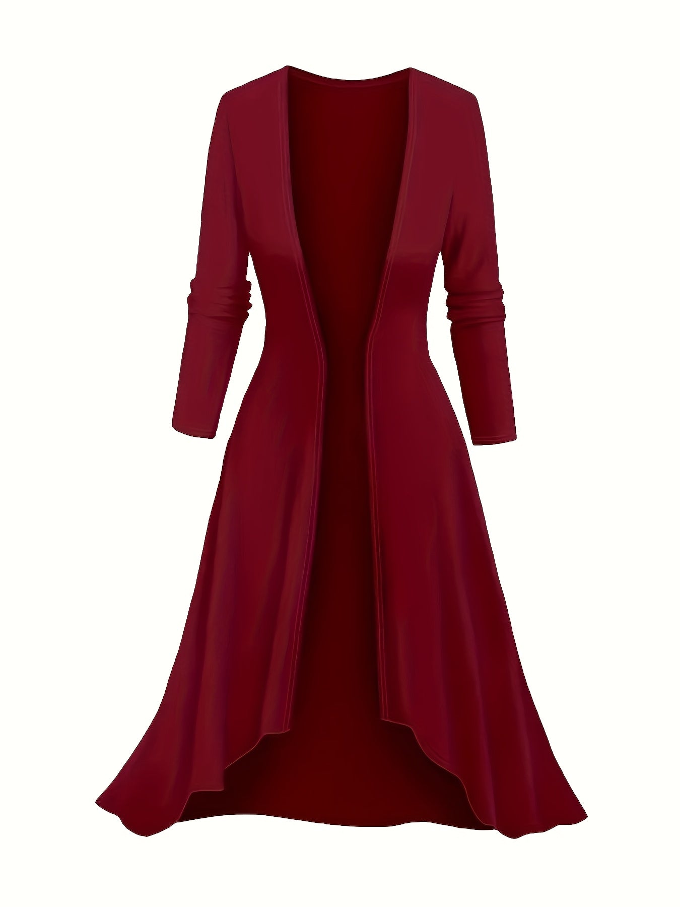 Women's Rose Print Dress and Cardigan Set - Butterfly Two-Piece Style detail view