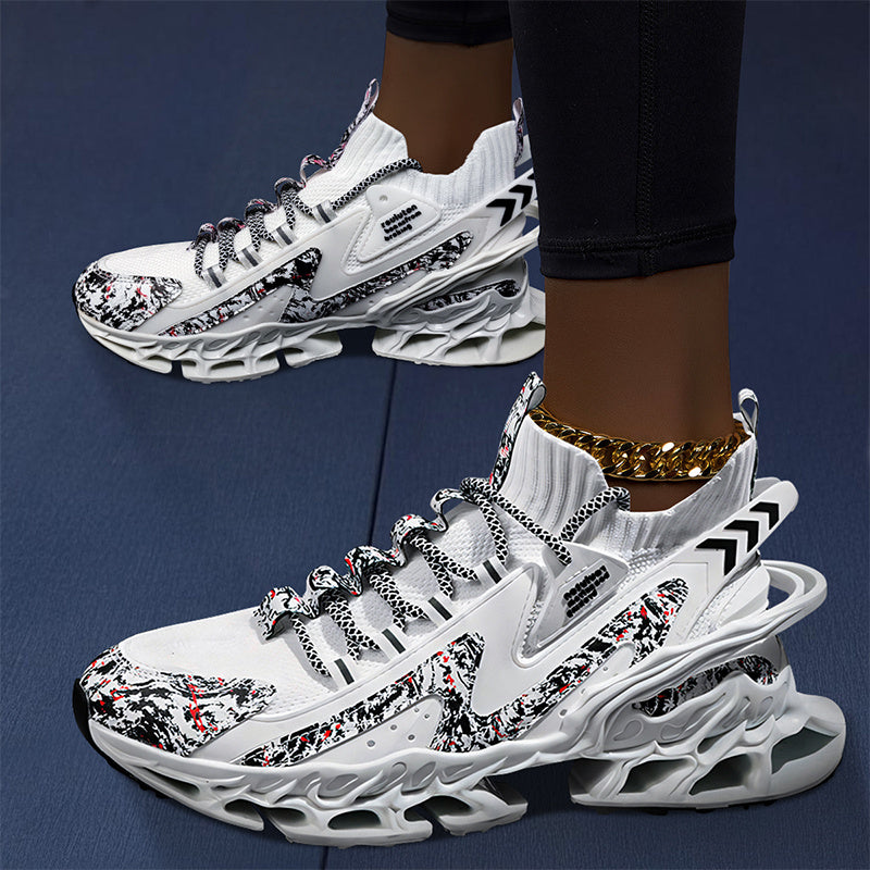 Women's Running Shoes – Breathable for Active Days – White Lace – view 4