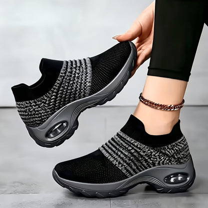 Women's Running Shoes – Breathable Mesh Outdoor & Travel 83 – Black option – main product image