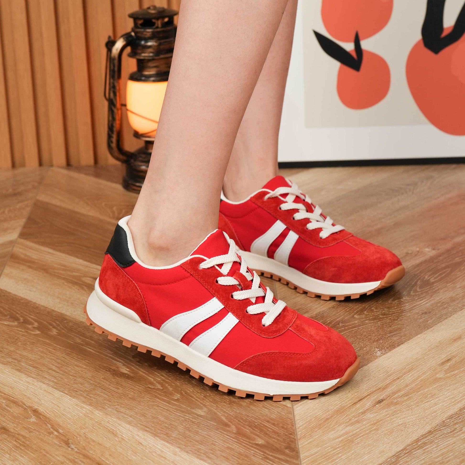 Women's Running Shoes - Non-Slip Sole Lace-Up for Active Days – view 6