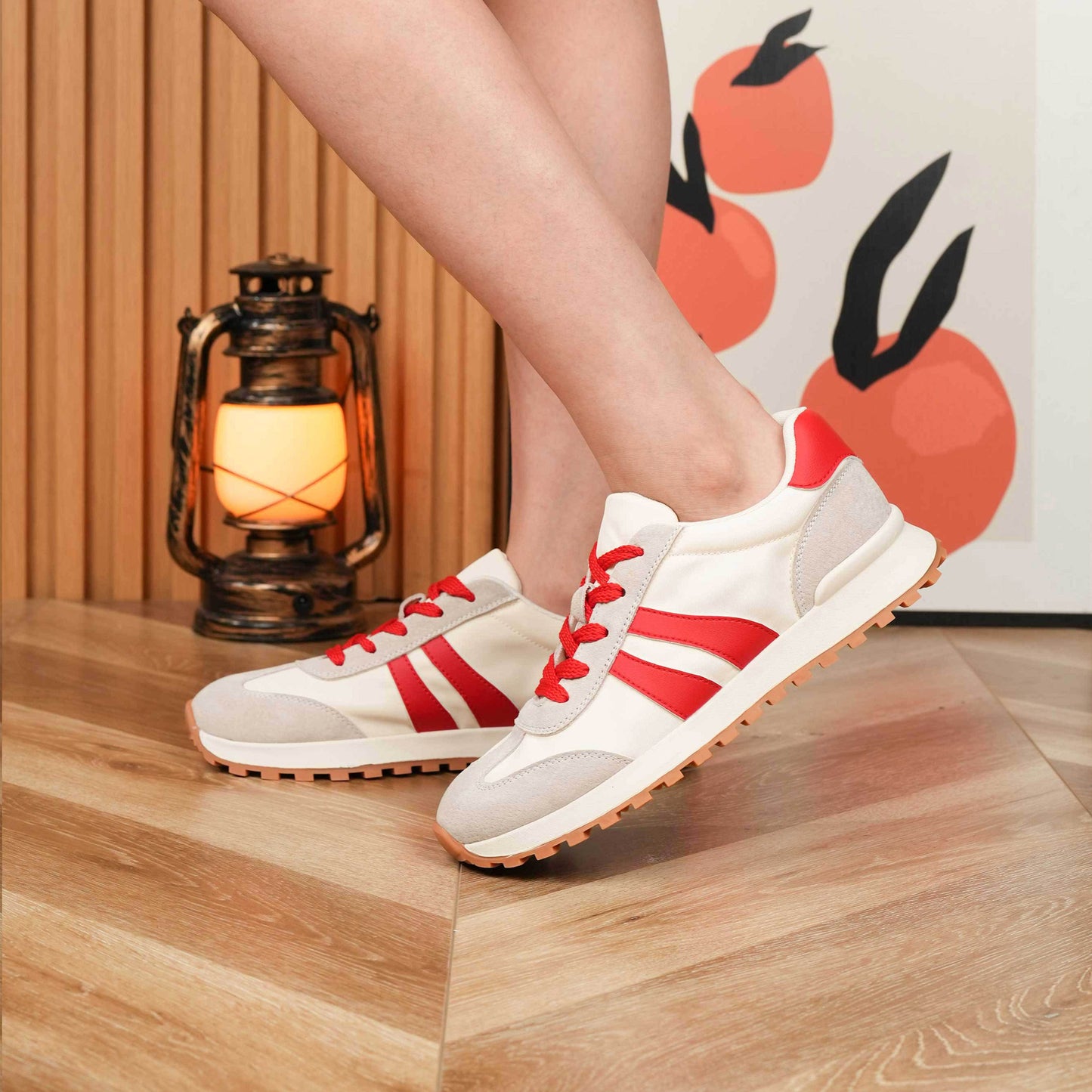 Women's Running Shoes - Non-Slip Sole Lace-Up for Active Days – view 12