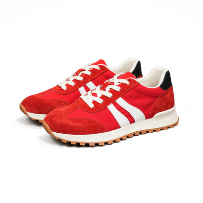 Women's Running Shoes - Non-Slip Sole Lace-Up for Active Days – Beige option – main product image