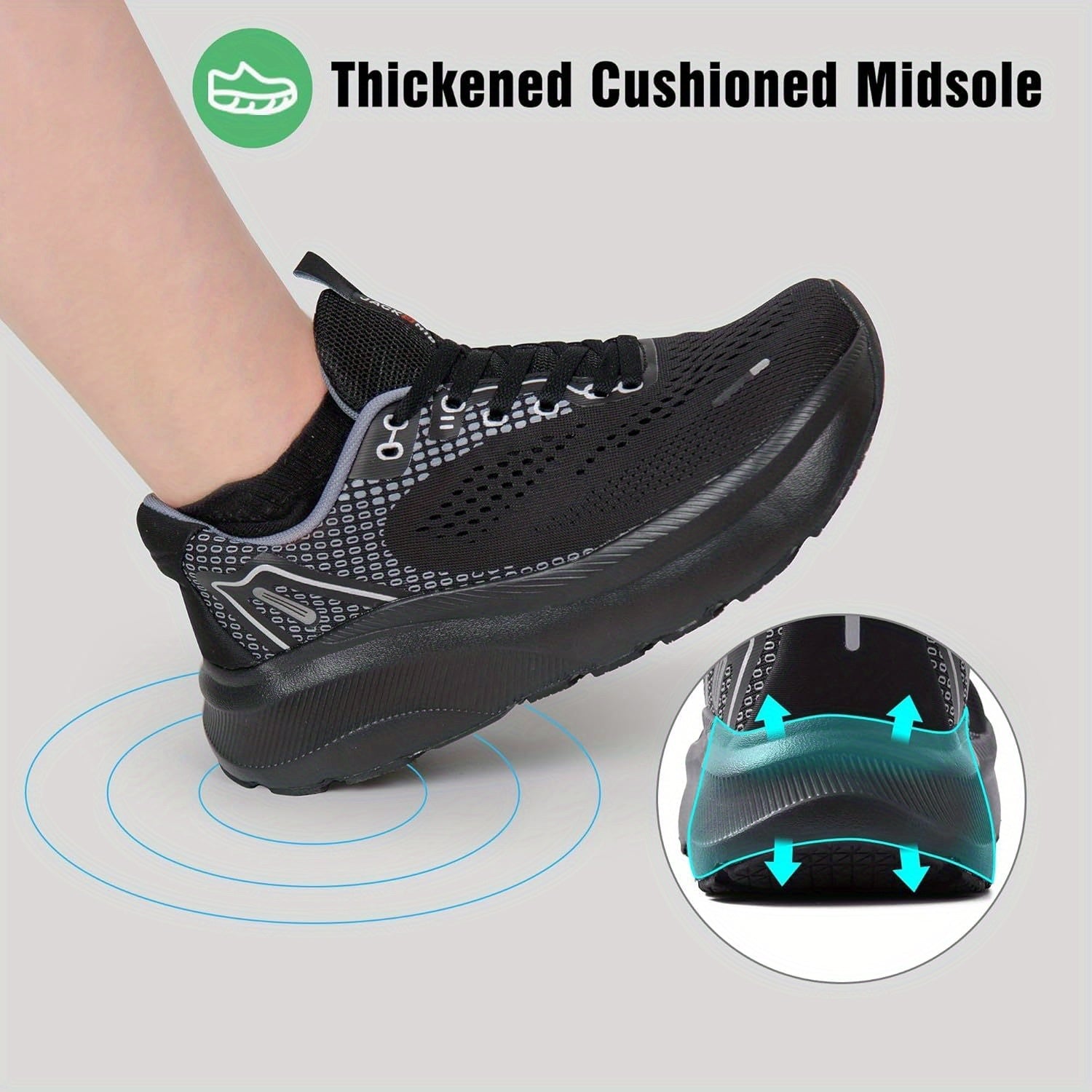 Women's Running Shoes – Wide Toe Box Breathable Mesh for Outdoor & – view 6