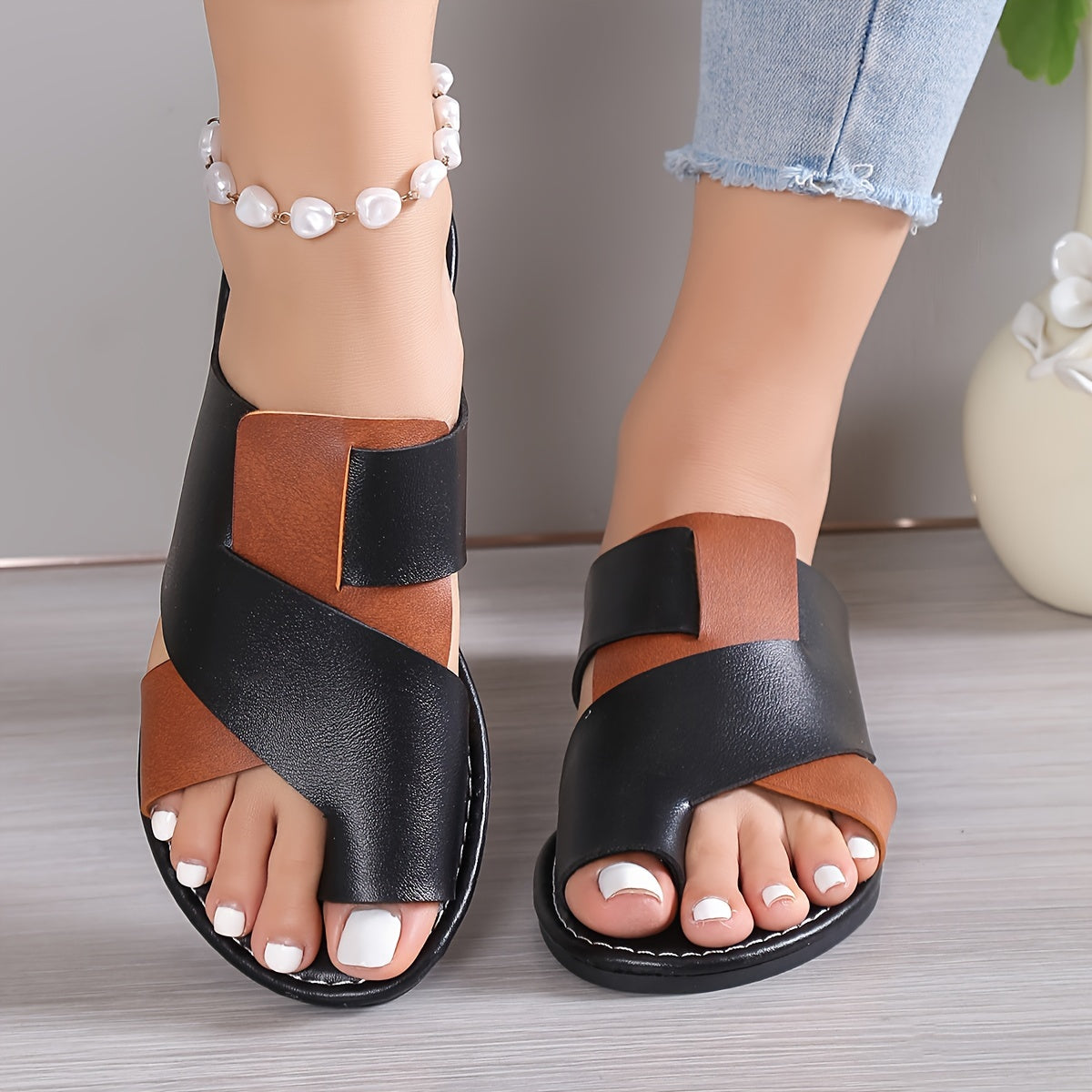 Women's Sandals – Breathable Non-Slip for Summer & Beach – Black option – view 2