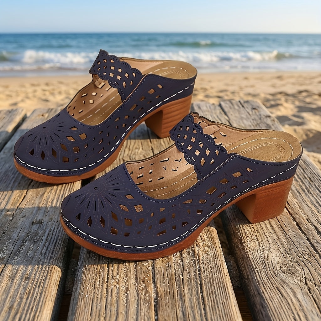 Women's Sandals – Breathable Slip-On for Everyday Wear – Blue option – view 3