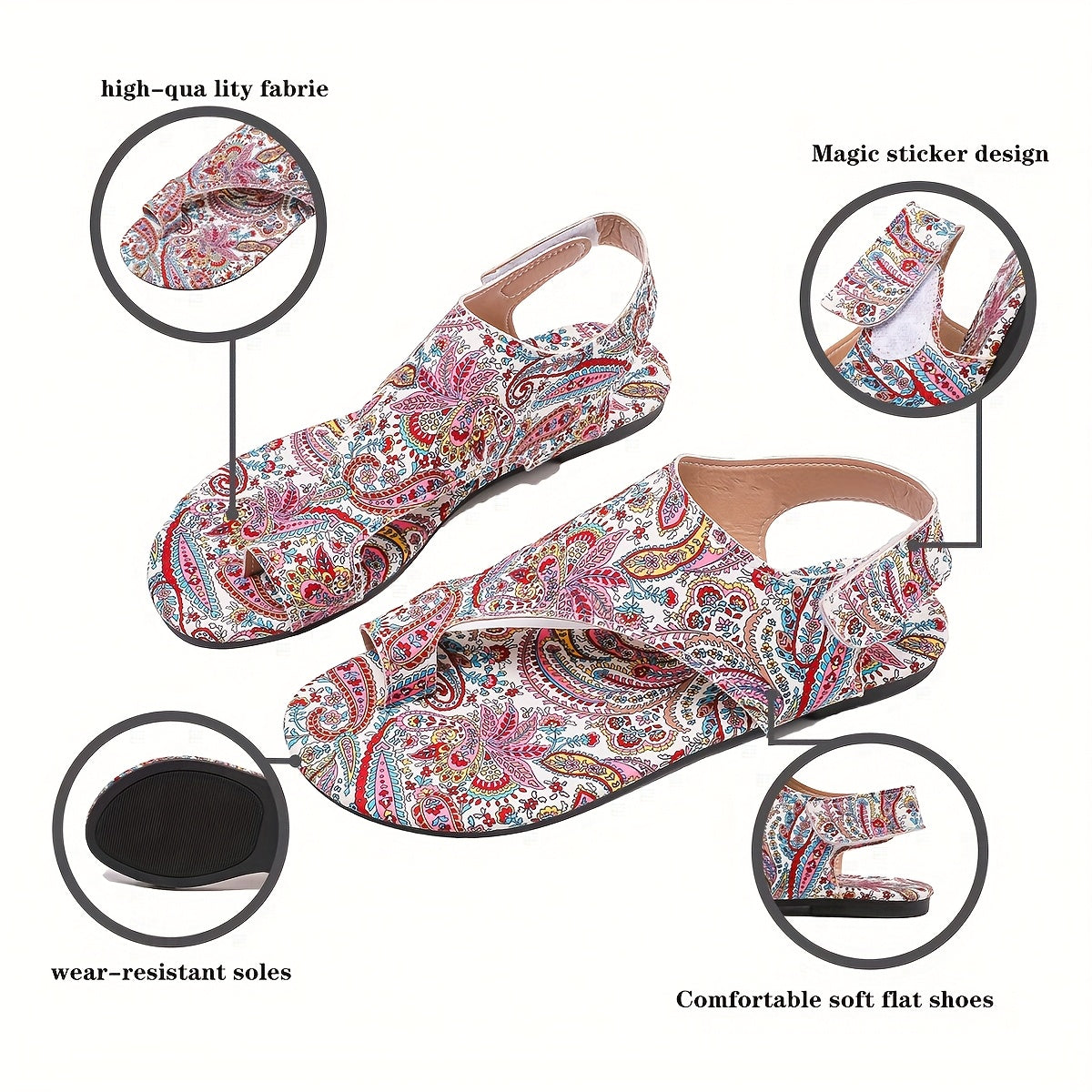 Women's Sandals – Comfort Fit Beach & Water 82 – Red option – view 5