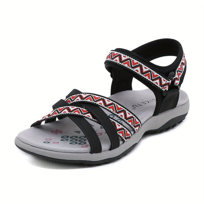 Women's Sandals – Comfort Fit for Summer & Beach – Black / Brown – view 3