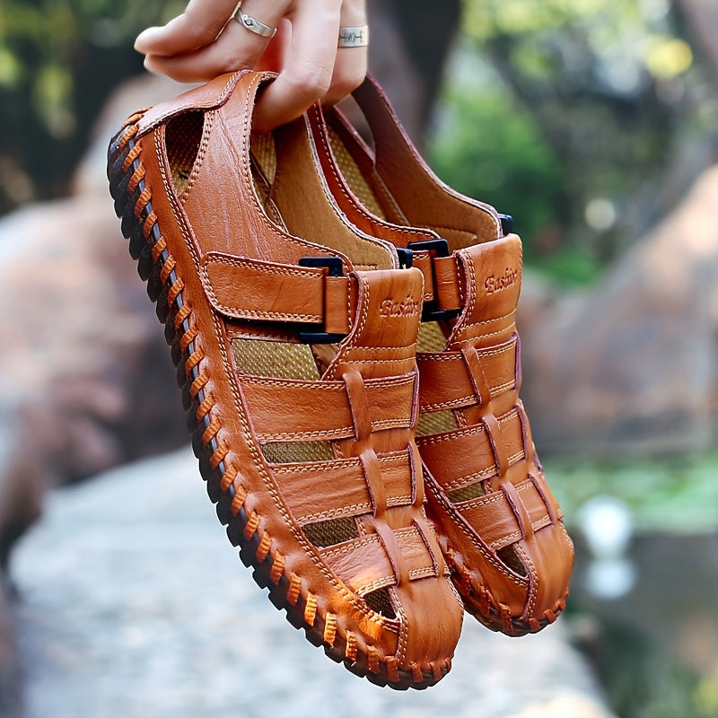 Women's Sandals – Handcrafted for Outdoor & – Brown option – main product image