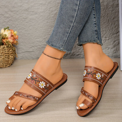 Women's Sandals – Slip-On for Beach & Water – Light Brown-1 – view 4