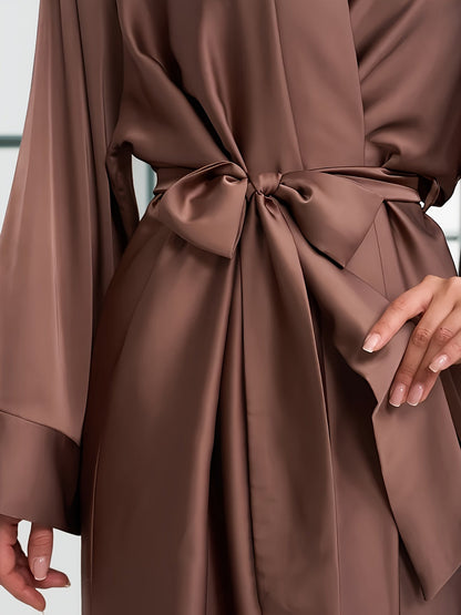 Women's Satin Robe - Satin Comfort – view 8