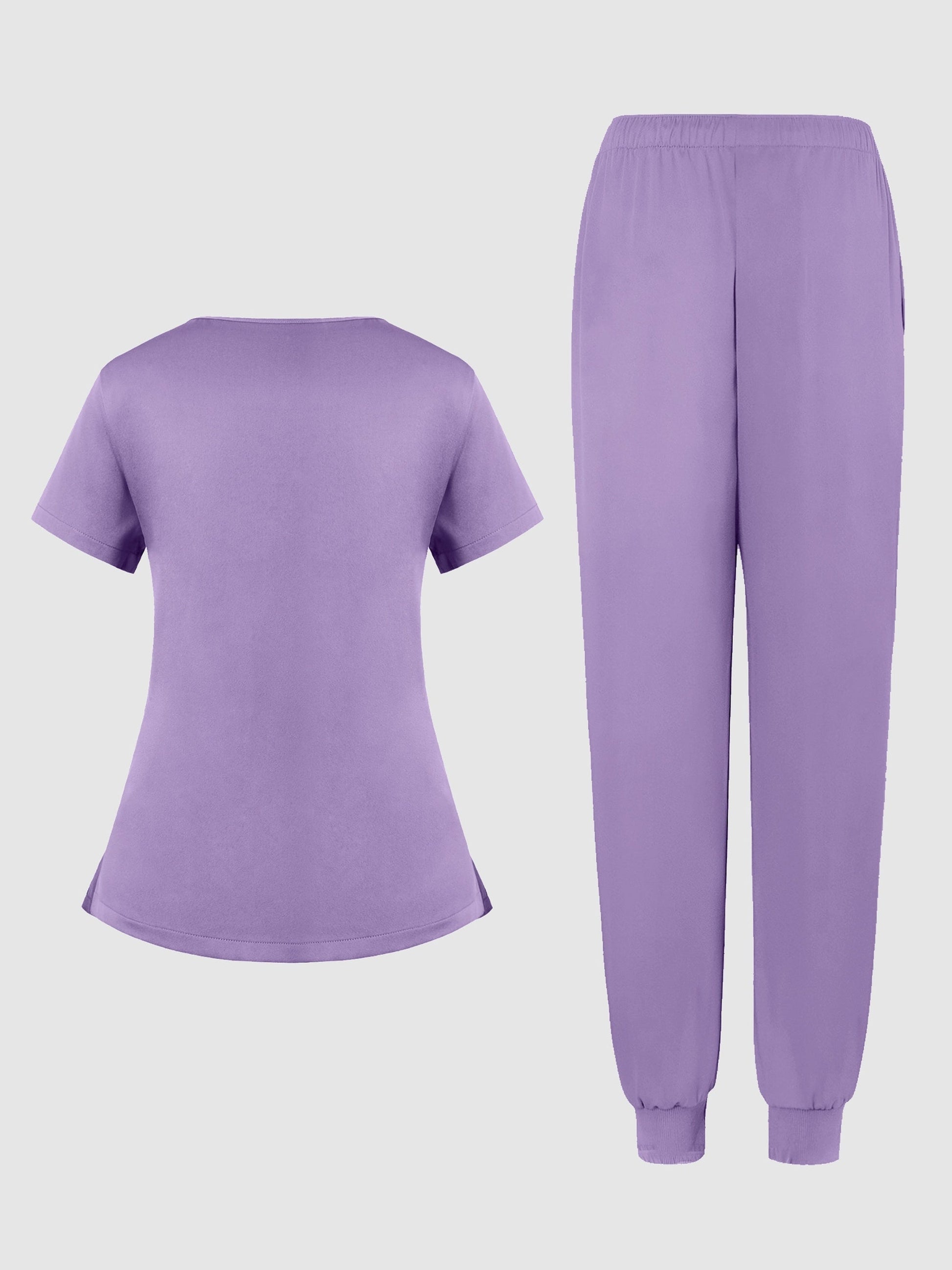 Women's Scrub Set - Stretch Comfort – Navy Color / Blue detail view