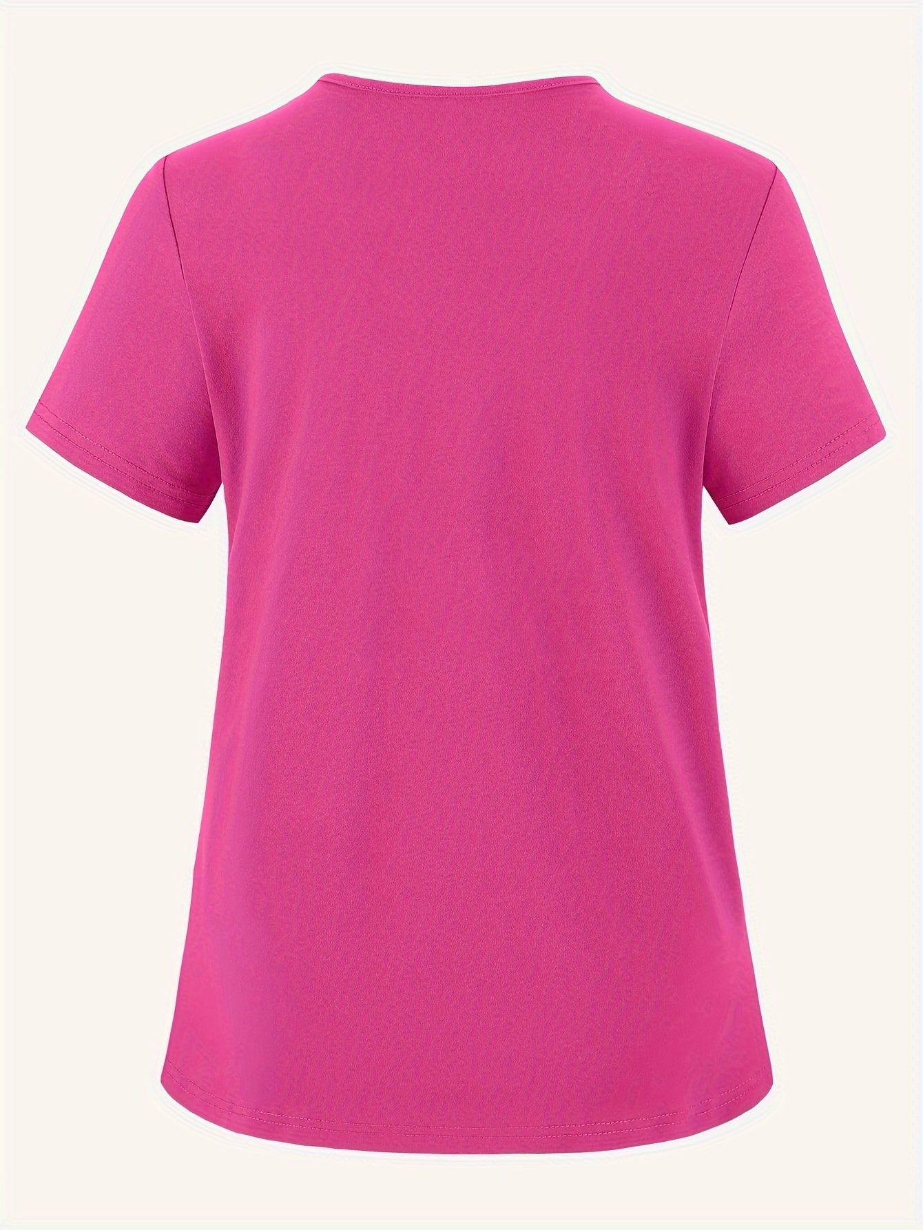 Women's Scrub Top - Floral Print detail view