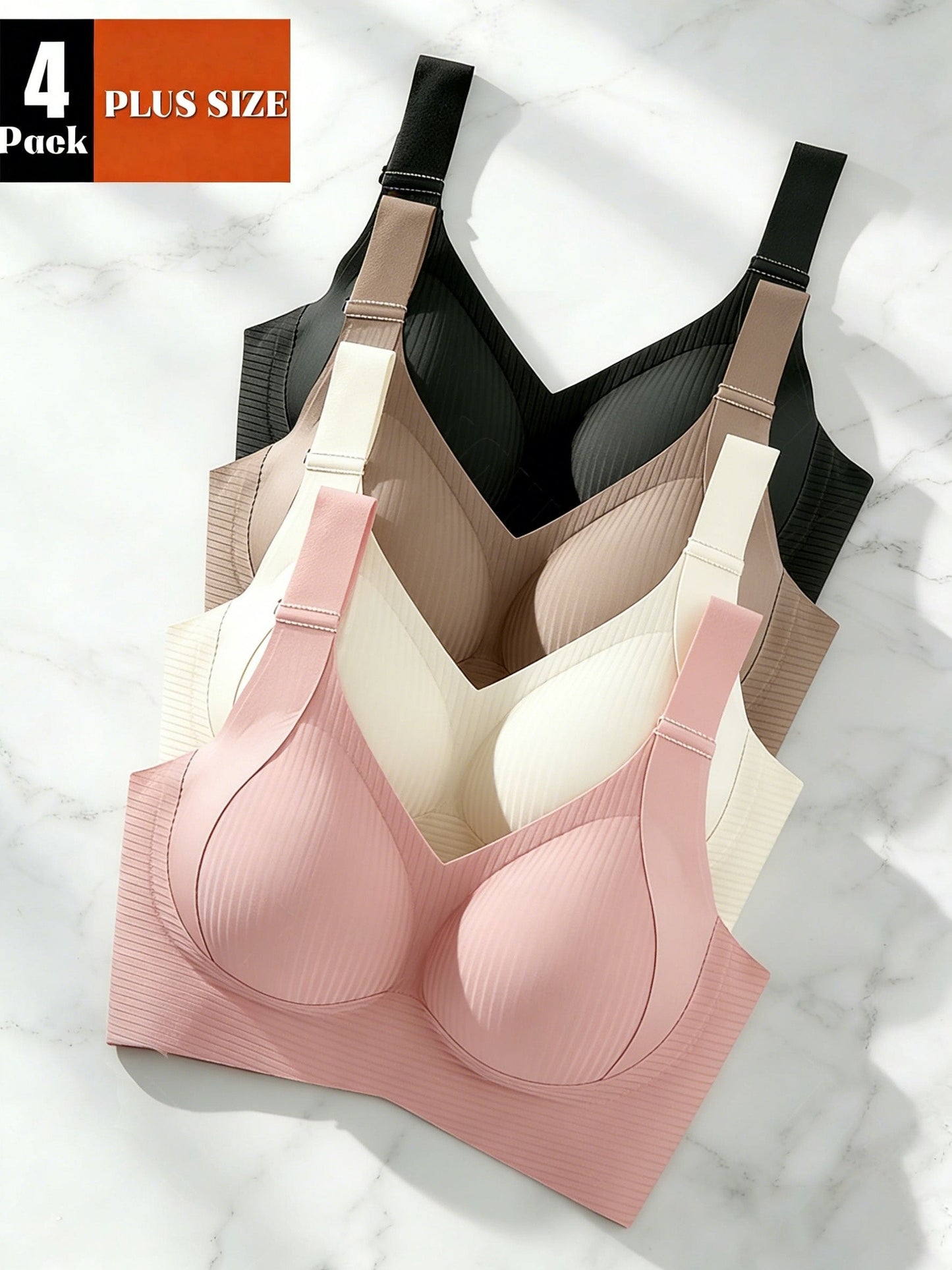 Women's Seamless Bra - Regular Fit – Sizes 1XL–4XL detail view
