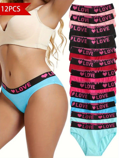 Women's Seamless Briefs - Heart Detail Everyday Comfort – main product image