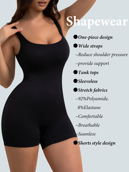 Women's Seamless Shapewear Bodysuit - Shorts-Style Full Body Shaper – view 5