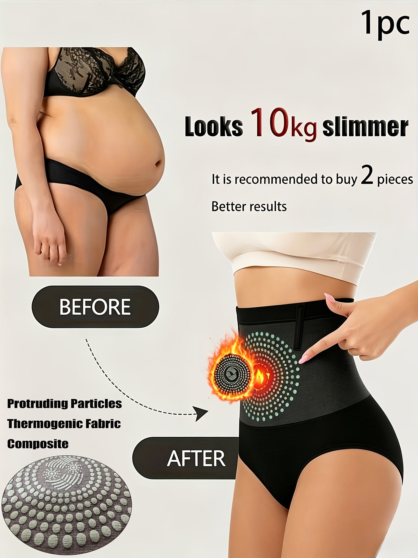 Women's Shapewear Briefs – 1 Pack Hip Lift Waist Shapewear Abdominal Compression Control – view 3