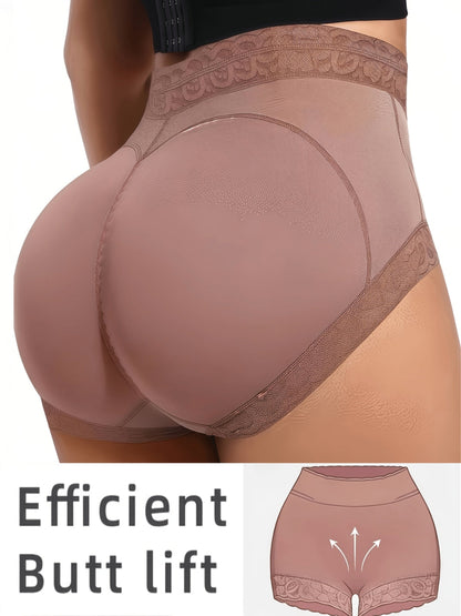 Women's Shapewear Briefs – 1pc High waisted Shaping Thong With Seamless Construction – view 2