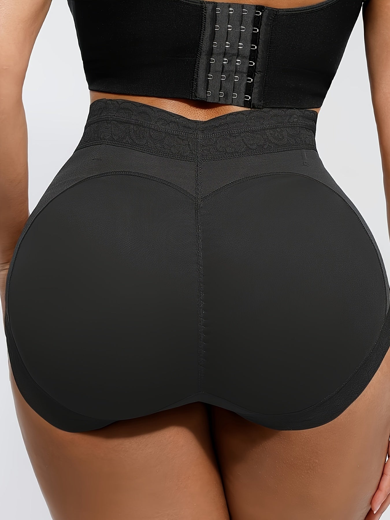 Women's Shapewear Briefs – 1pc High waisted Shaping Thong With Seamless Construction – view 8
