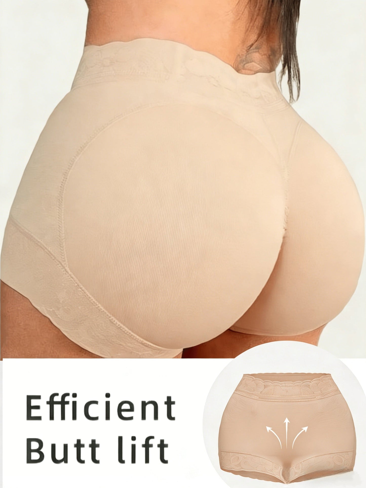 Women's Shapewear Briefs – 1pc High waisted Shaping Thong With Seamless Construction – view 13