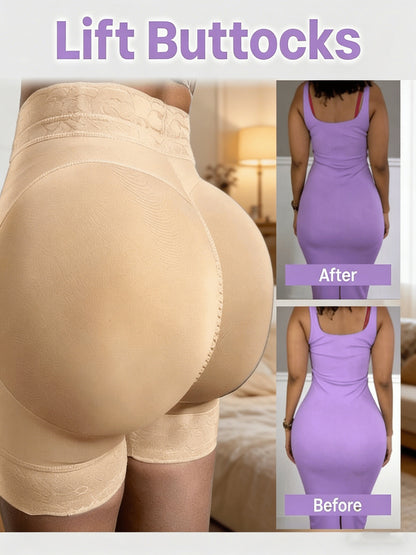 Women's Shapewear Shorts - High-Waist – Fuchsia / Purple – main product image