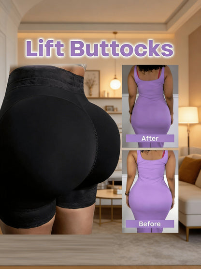 Women's Shapewear Shorts - High-Waist – Fuchsia / Purple – view 19