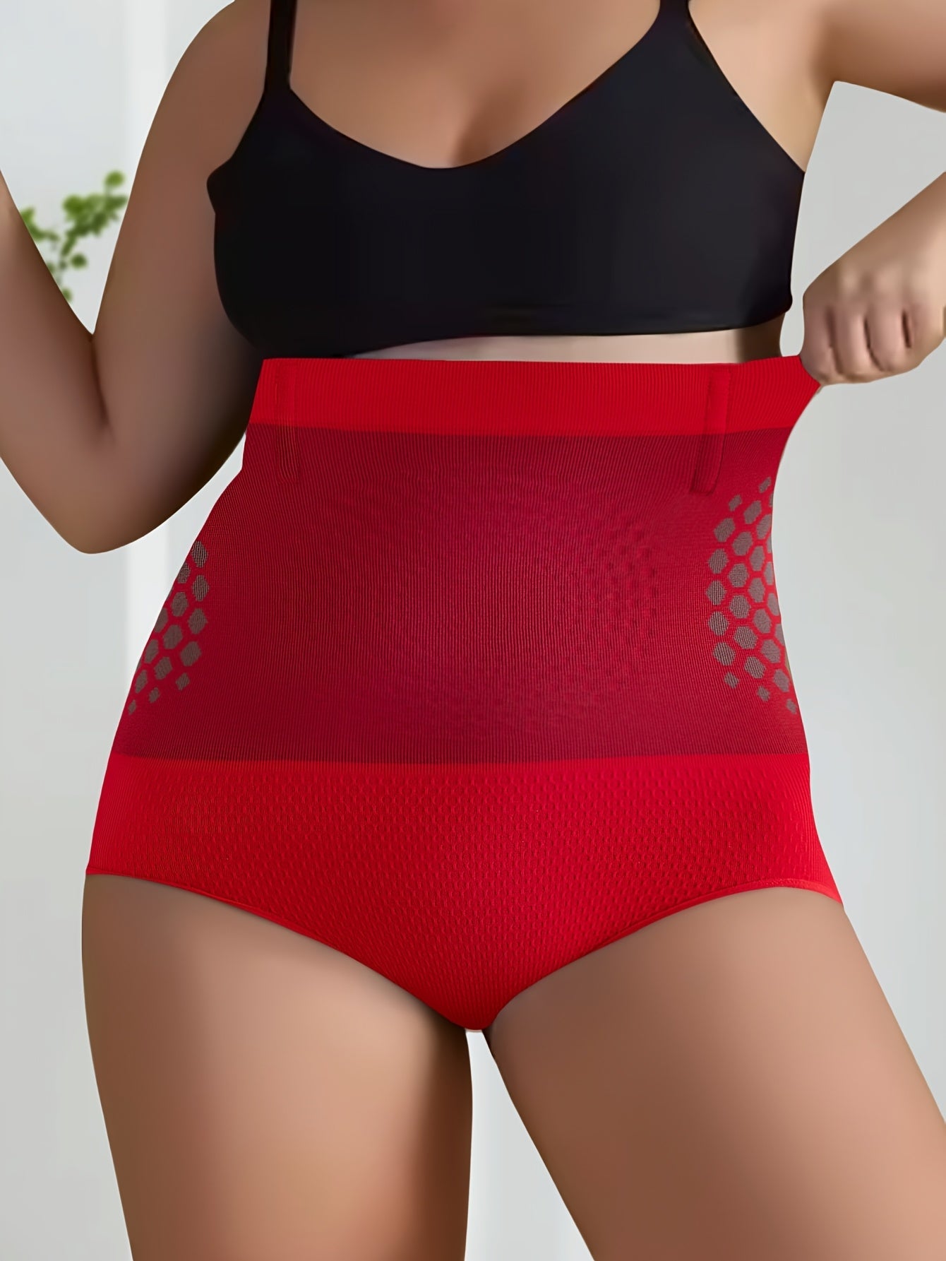 Women's Shapewear Shorts - High-Waist – Sizes 1XL–4XL detail view