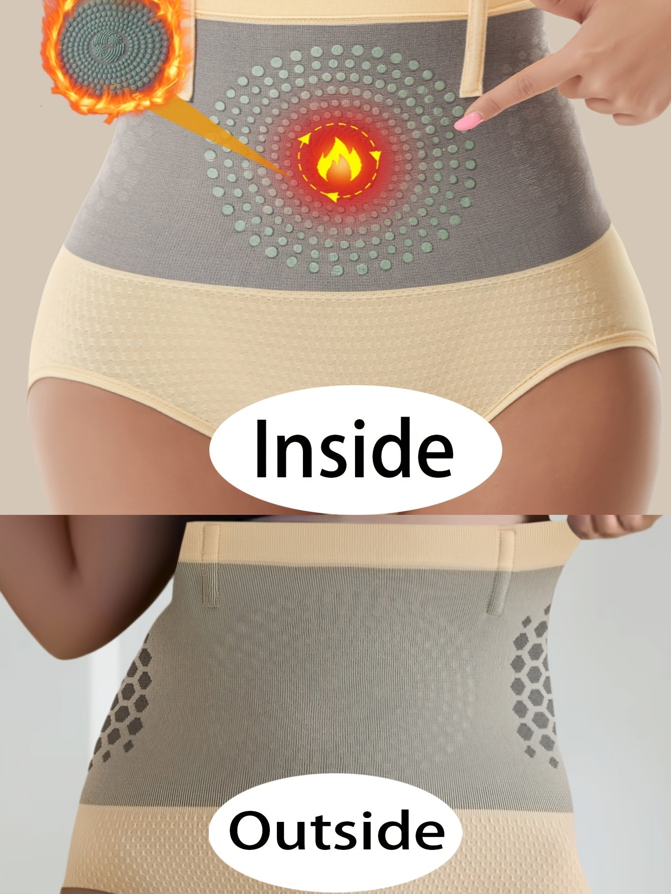 Women's Shapewear Shorts - High-Waist – Sizes 1XL–4XL detail view