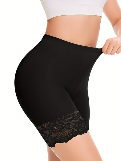 Women's Shapewear Slip - Smoothing Comfort – Light Beige Lace – view 14