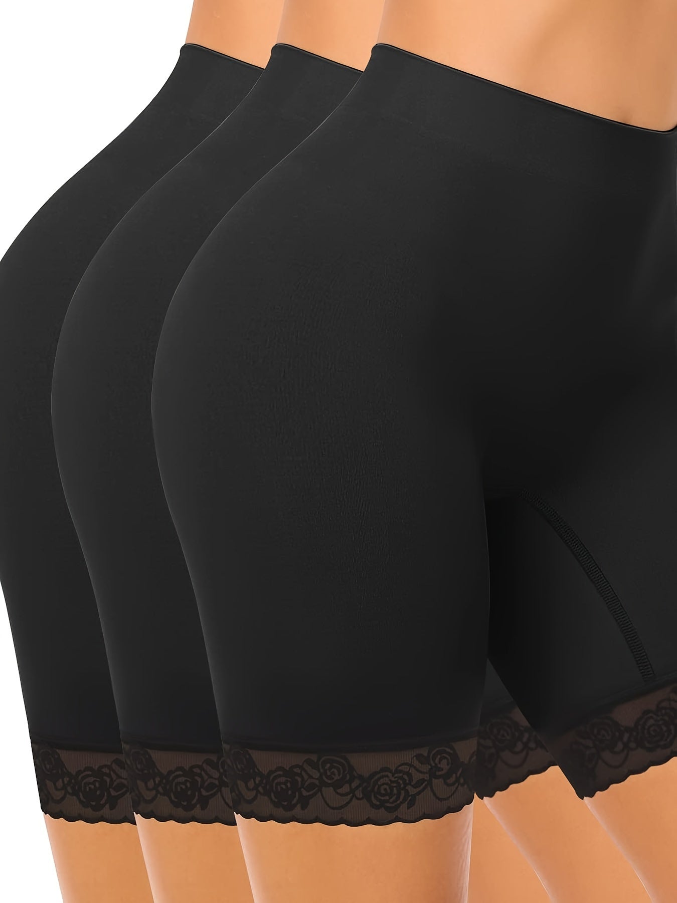 Women's Shapewear Slip - Smoothing Comfort – Mixed Color Lace – main product image