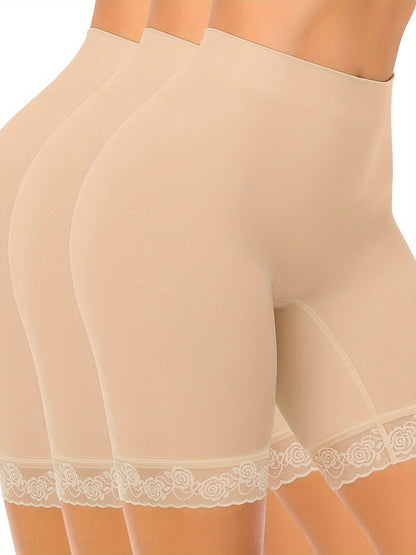 Women's Shapewear Slip - Smoothing Comfort – Mixed Color Lace – view 14