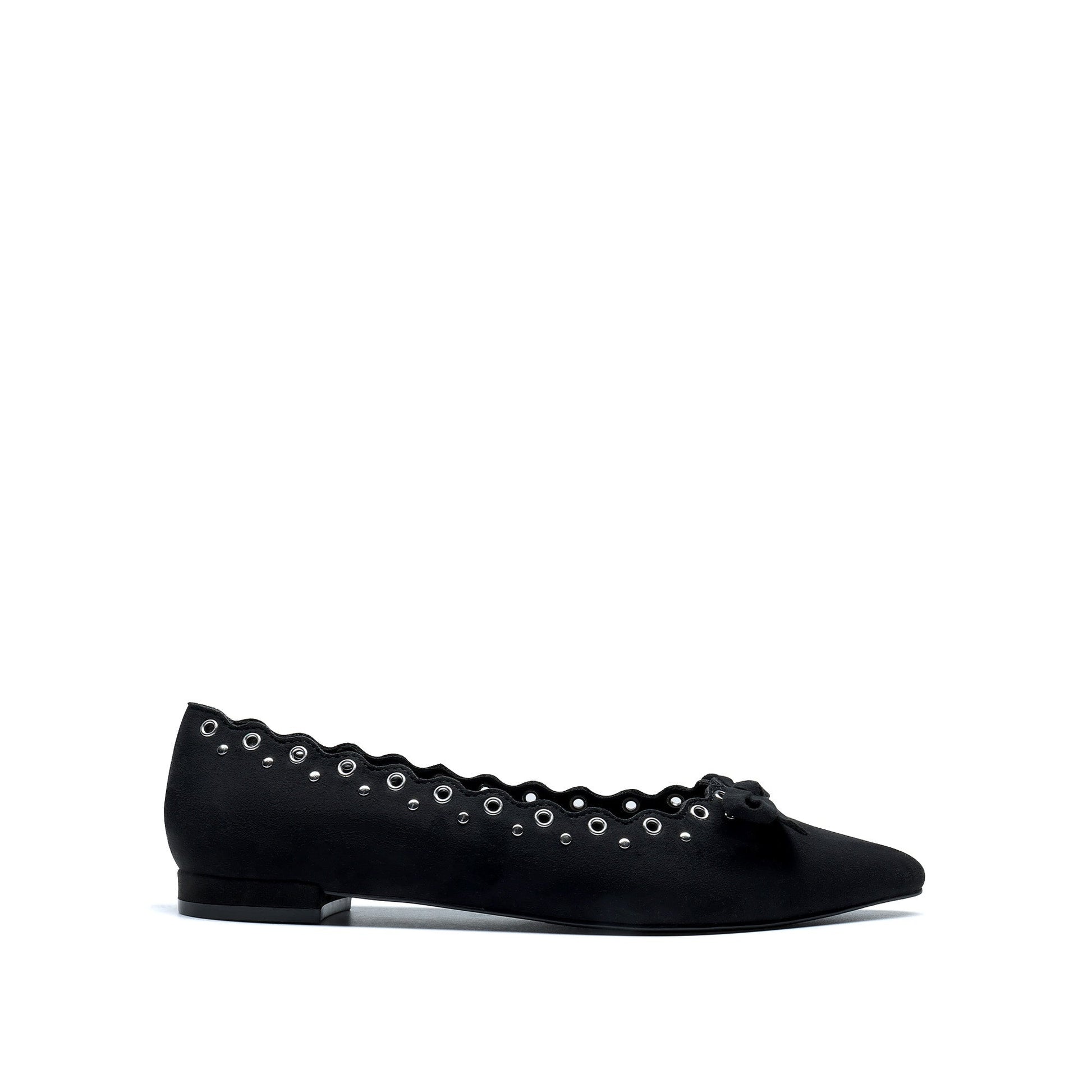 Women's Shoes – Women's Flats - Comfortable Footwear – Black – view 12