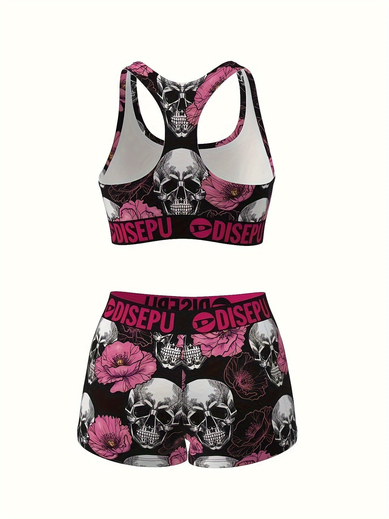 Women's Shorts Outfit Set - Printed 2 detail view